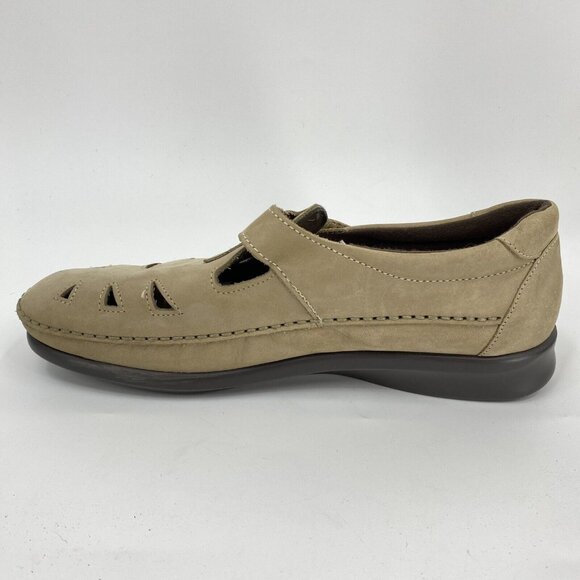 SAS Roamer Loafer Tan Leather Shoes Soft Step Tripad Comfort Womens 10 - Picture 5 of 8